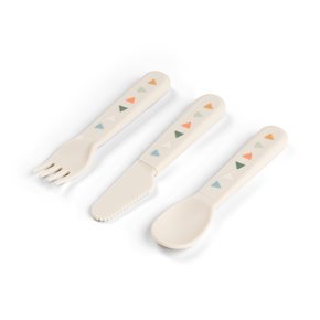 Done by Deer Sztućce dla Dziecka Foodie Celebration Sand