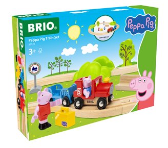 BRIO World Zestaw Kolejki Świnka Peppa 18 el.