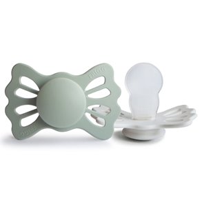 FRIGG Lucky Smoczek symetryczny 2-pak silikon 6-18m Sage / Silver