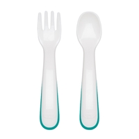 OXO Sztućce Plastikowe w Etui 12m+ Teal