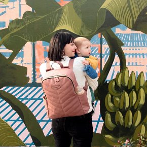 Babymel Plecak z Ekoskóry Gabby Dusty Pink