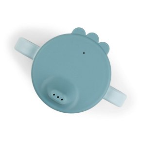 Done by Deer Kubek z Ustnikiem Foodie Happy Dots Blue