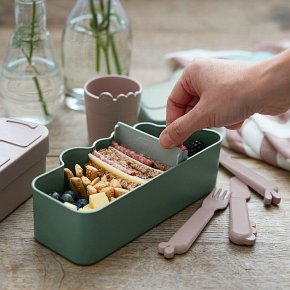 Done by Deer Pudełko Lunchbox Kiddish Croco Powder