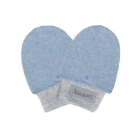Juddlies Organic Raglan Rękawiczki Niedrapki Blue