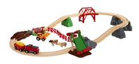 BRIO World Kolejka Drewniana Farma 30el.