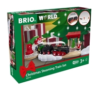 BRIO Word Świąteczny Zestaw z Kolejką na Parę na Baterie