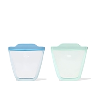 OXO Silikonowe Woreczki Strunowe 2 szt. Opal & Dusk
