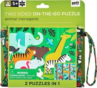 Petit Collage Puzzle Dwustronne w Torebce