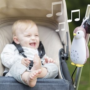 Zazu ZOE Usypianka Bluetooth Pingwin Blue