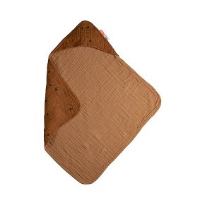 Done by Deer Sea Ręcznik z Kapturem Mustar