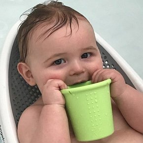 Silikids Kubki Silikonowe Sea/Lime 2szt.