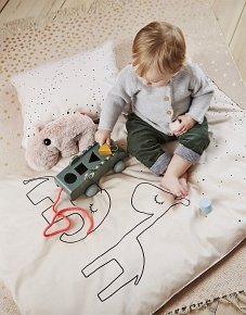 Done by Deer Dots Pościel Dziecięca Powder