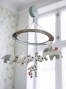 Done by Deer Karuzela do Łóżeczka Grey