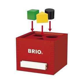 BRIO Drewniany Sorter Kształtów Retro