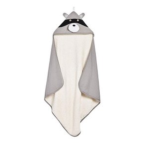 3 Sprouts Ręcznik z Kapturem Szop Szary