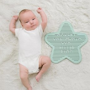 Perahead Tablica z Literkami Gwiazdka Mint
