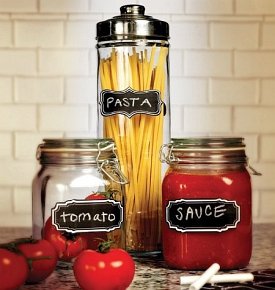 Wallies Naklejki Tablica Kredowa Etykiety