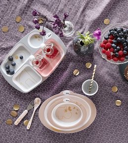 Done by Deer Contour Talerzyk Grey Gold