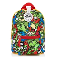 Zip & Zoe Plecak Mini ze Smyczą Dino Multi