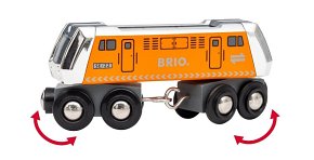 BRIO Pociąg Drewniany z Wagonem Towarowym EDYCJA SPECJALNA