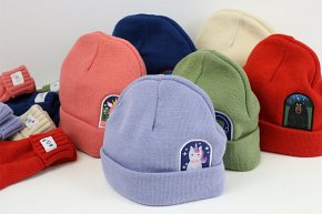 FlapJack Komplet Zimowy dla Dzieci Czapka i Rękawiczki Miś L