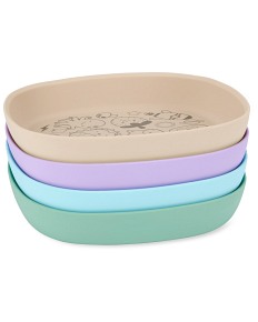 Skip Hop Talerzyk dla Dziecka Silikonowy Squad Oat