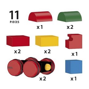 BRIO Klocki Magnetyczne Pociąg