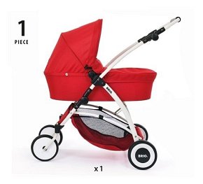 BRIO Wózek dla Lalek Czerwony