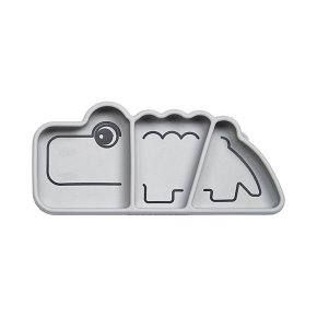 Done by Deer Talerzyk z Przyssawką Grey