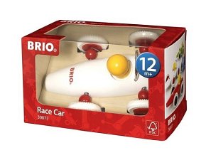 BRIO Samochodzik Drewniany Wyścigówka
