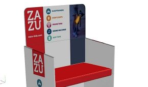 POS Zazu Ekspozytor Display Tekturowy
