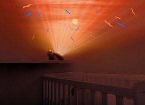 Zazu TIM Projektor Zachodzącego Słońca Żółw