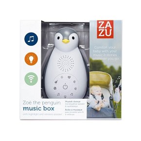 Zazu ZOE Usypianka Bluetooth Pingwin Blue