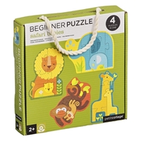Petit Collage Pierwsze Puzzle Safari Baby