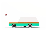 Candylab Samochód Drewniany Teal Wagon