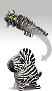 Eugy Układanka  Eko 3D Zebra