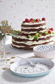 Done by Deer Dots Yummy+ Talerzyk Grey