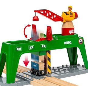 BRIO Dźwig Kontenerowy