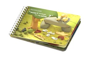 Halftoys Magnetyczny Składany Lew z Książeczką