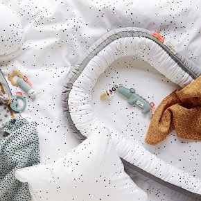 Done by Deer Dots Gniazdko Niemowlęce Grey