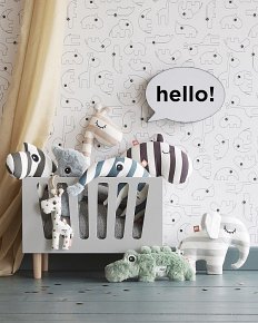 Done by Deer Przytulanka Zebra Zebee Black