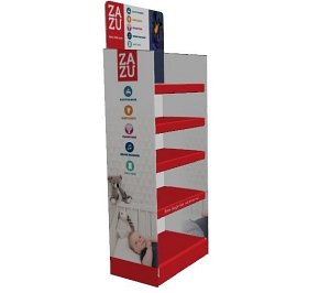 POS Zazu Ekspozytor Display Tekturowy