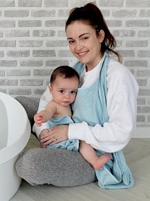 Shnuggle Ręcznik z Kapturkiem Blue