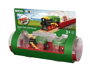BRIO World Pociąg Parowy z Tunelem