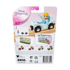 BRIO Disney Princess Królewna Kopciuszek z Wagonikiem