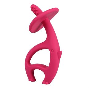 Mombella Gryzak Słonik Dancing Elephant Dark Pink