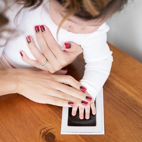 Pearhead Ramka z Literkami i Miejscem na Odcisk Dziecka