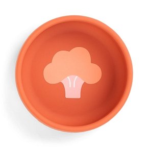 Done by Deer Silikonowy Zestaw Obiadowy Papaya