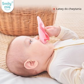 Smily Mia Gryzak dla Niemowlaka Klapek Pink