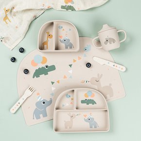 Done by Deer Kubek Silikonowy z Ustnikiem 2w1 Cele